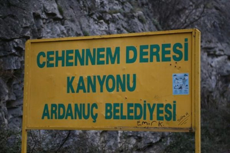 Artvindeki Cehennem Deresi Kanyonu turizme açılacak