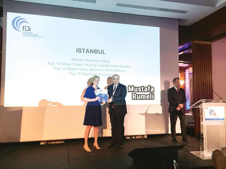 İstanbul’a ‘Yatırıma En Uygun Şehir’  ödülü