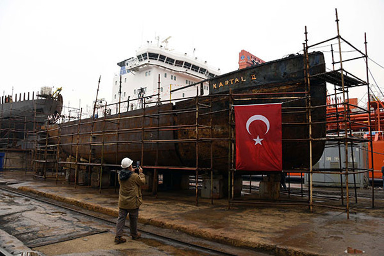 Kumbarasındaki 103 lirasını Kartal istimbotu için bağışladı