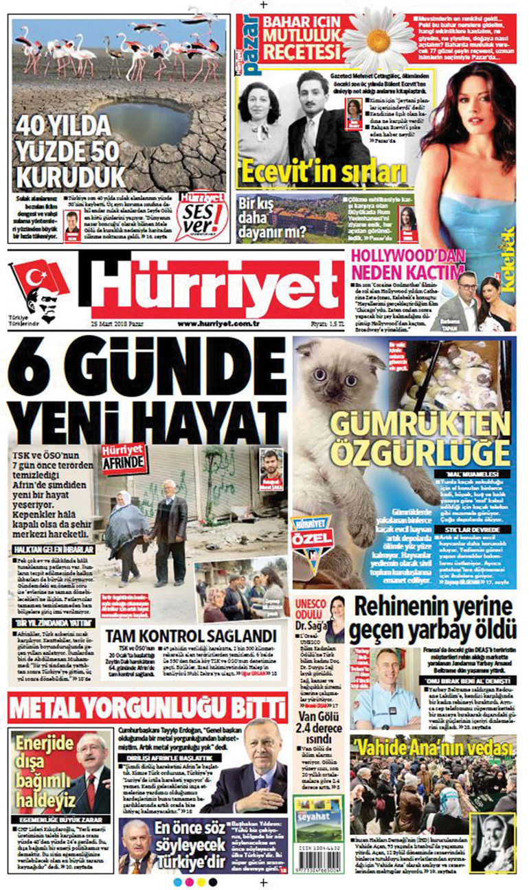 Hürriyet Türkiye’nin ortak değeridir