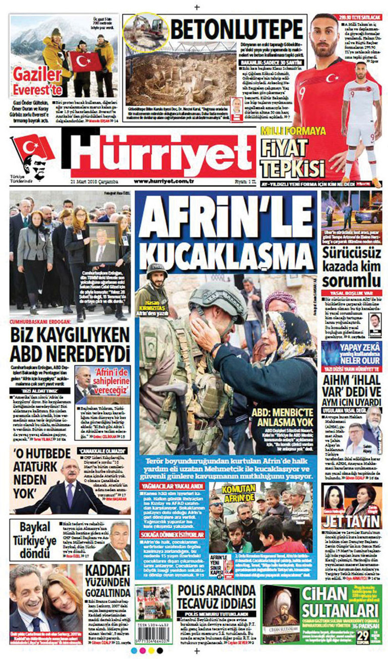 Hürriyet Türkiye’nin ortak değeridir
