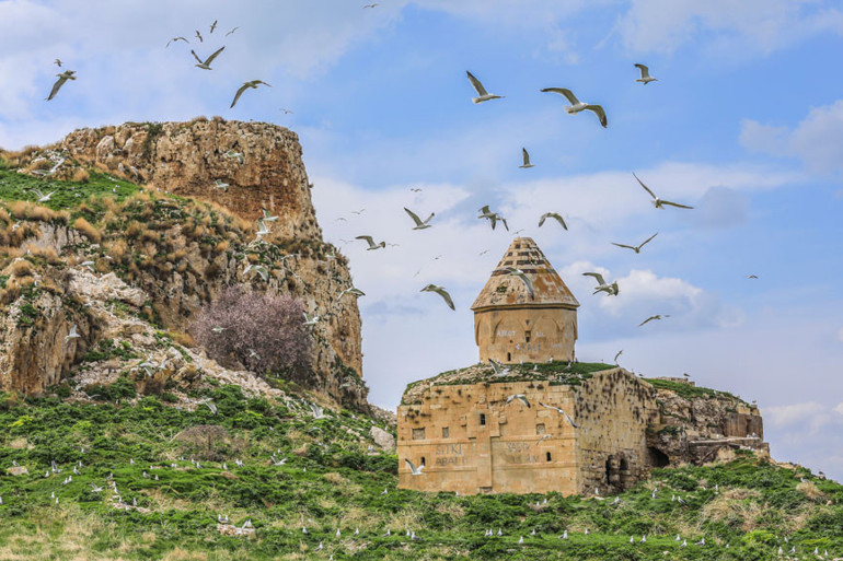 Van Gölünün el değmemiş güzelliği Çarpanak Adası