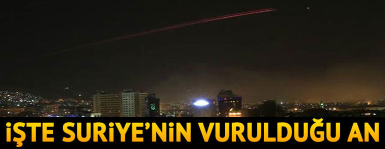 Suriyeyi neden vurduğunu açıkladı