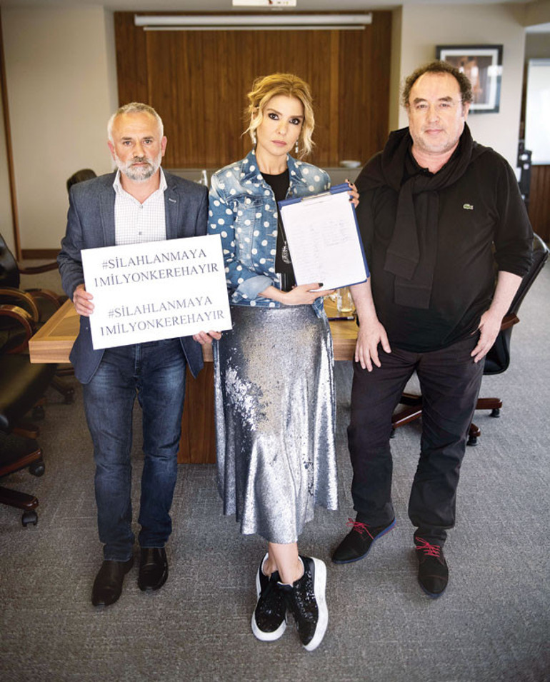 Silahlanmaya 1 milyon kere hayır