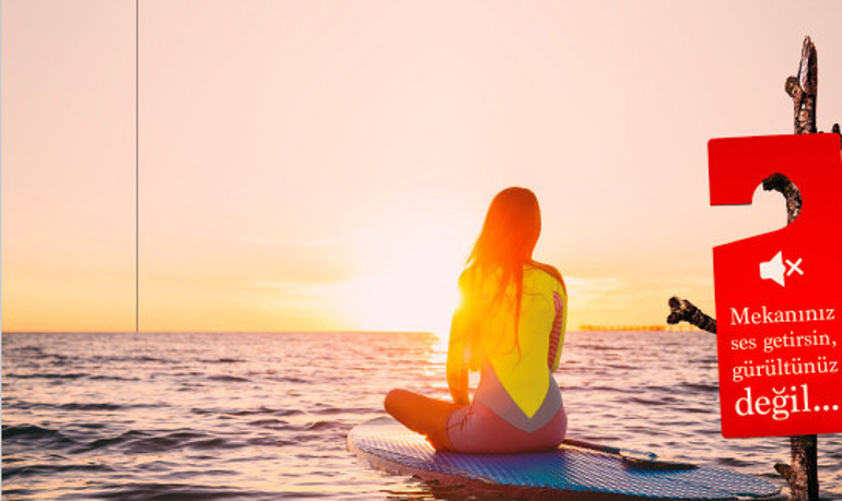 Alaçatı’da gürültüye tahammülümüz 75 desibel