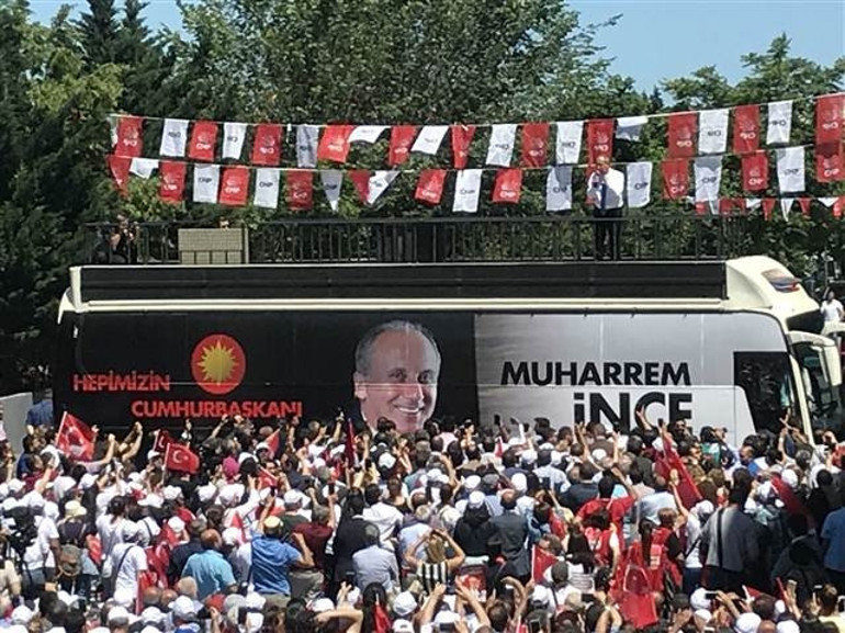 Herkesi aşağı indirdi... Muharrem İnce İstanbulda konuştu