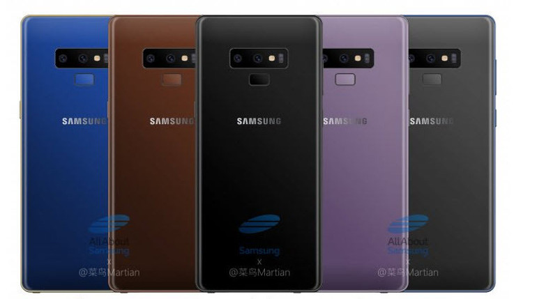 Galaxy Note 9la birlikte gelen sıra dışı renk