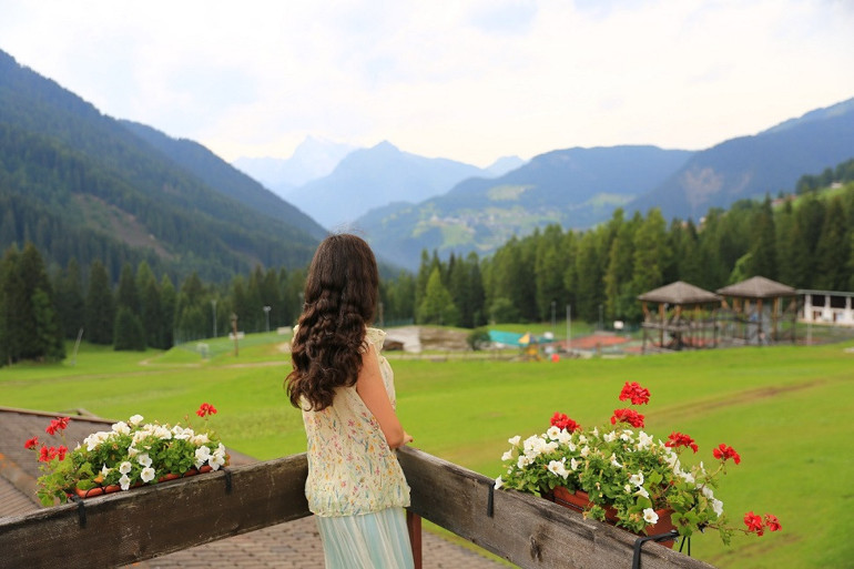Gördüğüm en güzel manzara bu dağlarda