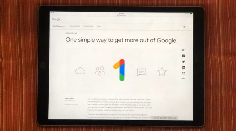 Depolama sistemi Google One kullanıma açıldı