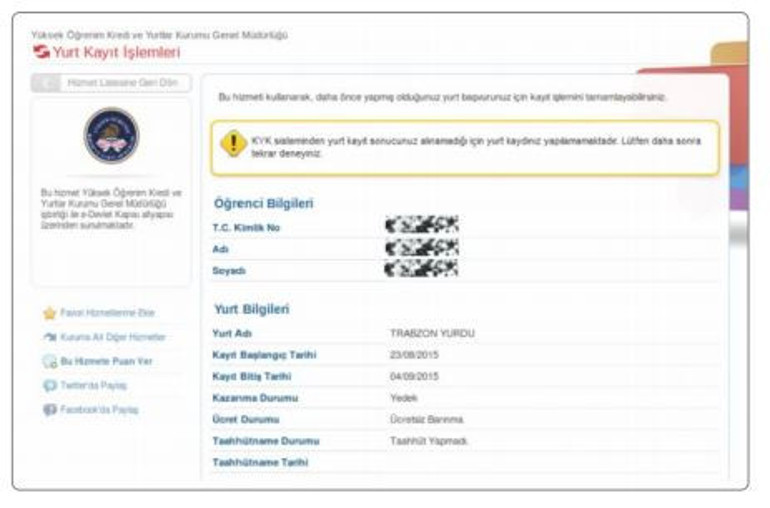 KYK yurt yedek sonuçları ne zaman açıklanır  Taahhütname onayı nasıl yapılır