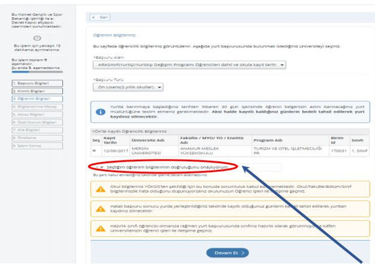 KYK yurt başvuruları başladı |  E Devlet KYK başvuru ekranı