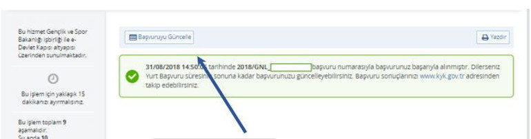 KYK yurt başvuruları başladı |  E Devlet KYK başvuru ekranı
