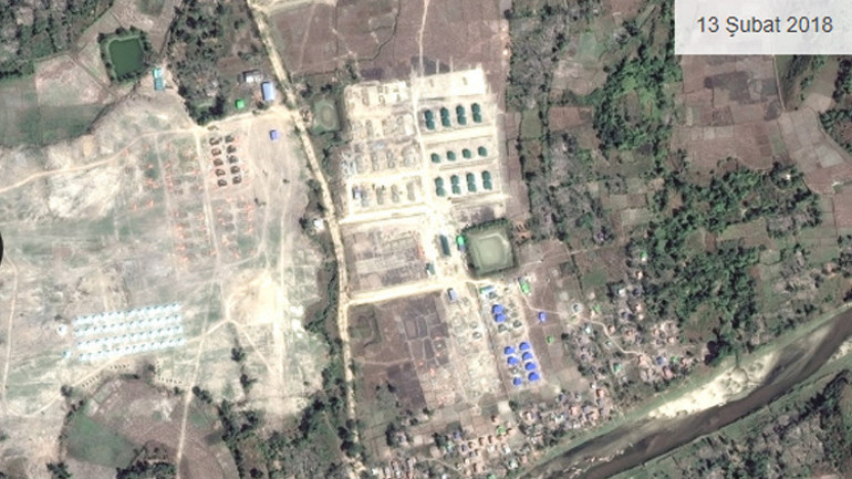 Myanmar soykırımı uzaydan tespit edildi
