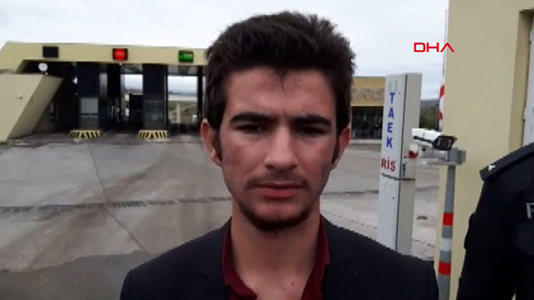 Umut Ali Özmen Türkiye’ye giriş yaptı