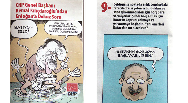 CHP’den karikatürle dokuz soru
