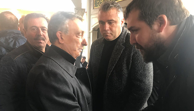 Beşiktaşlılar Gökhan Keskinin babasının cenazesinde buluştu