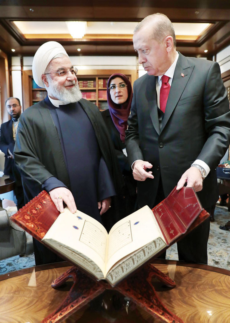 Erdoğan ve Ruhani’den ‘birlik’ mesajları: ABD yaptırımlarını desteklemiyoruz