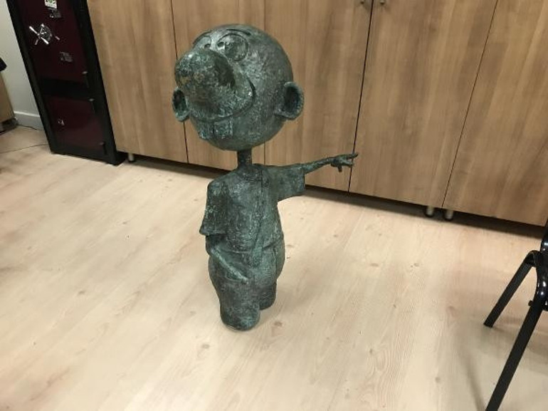 Avanak Avni heykeli bulundu; 1 kişi gözaltına alındı
