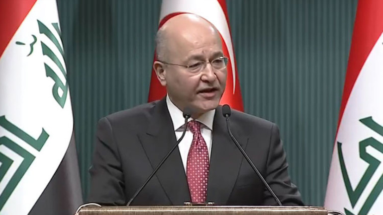 Son dakika: Erdoğan ve Irak Cumhurbaşkanı Salihten ortak basın toplantısı