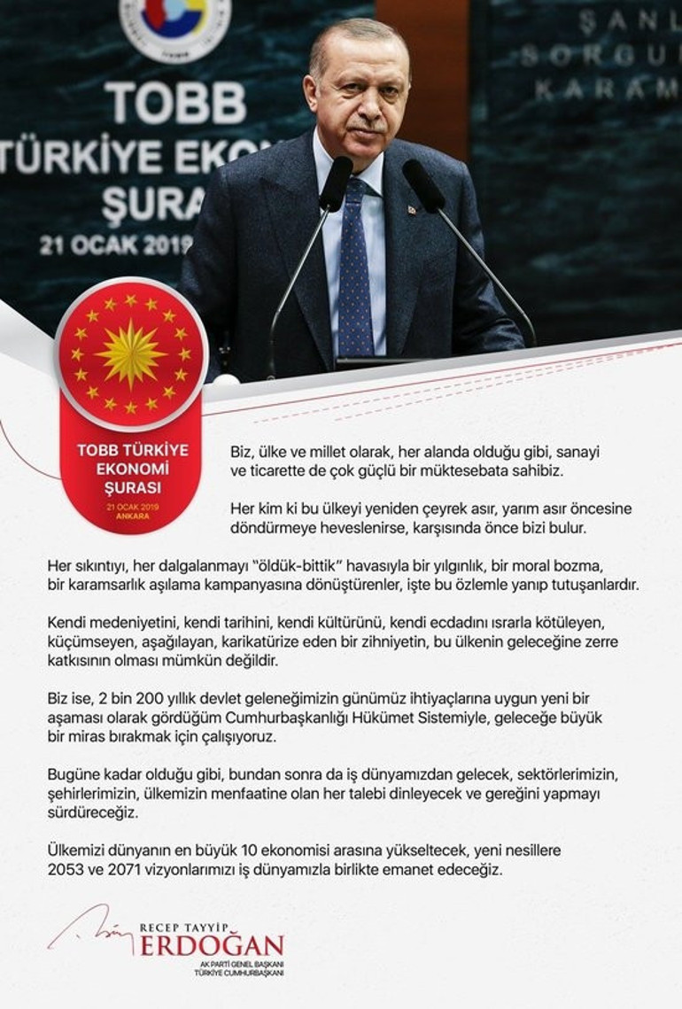 Erdoğan Twitterdan duyurdu: Karşılarında bizi bulurlar... .