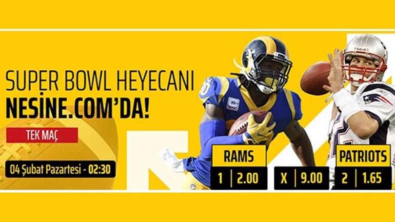 Super Bowl heyecanı iddaada TEK MAÇ Öne çıkan takım ise...