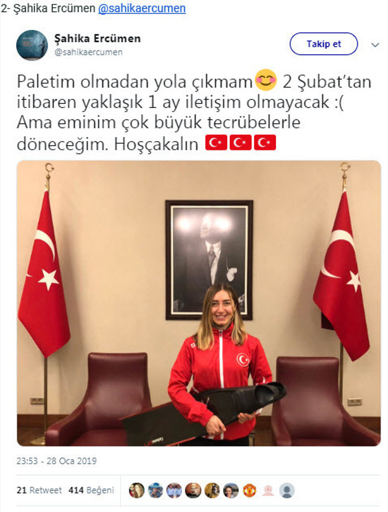 Twitter’da en etkin 8 sporcu Türk kadını