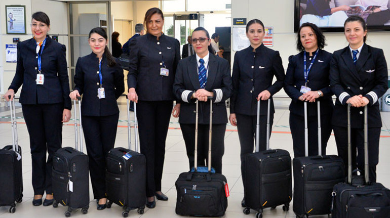 Pilotundan kabin amirine Berlin’e bugün onlar uçurdu