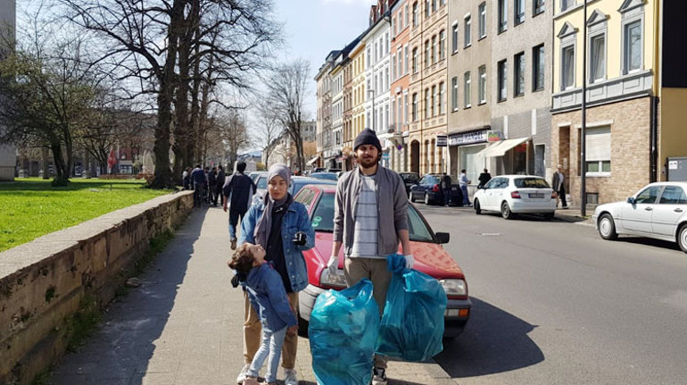 Aachen’de Türkler’den örnek ’çevre’ hareketi