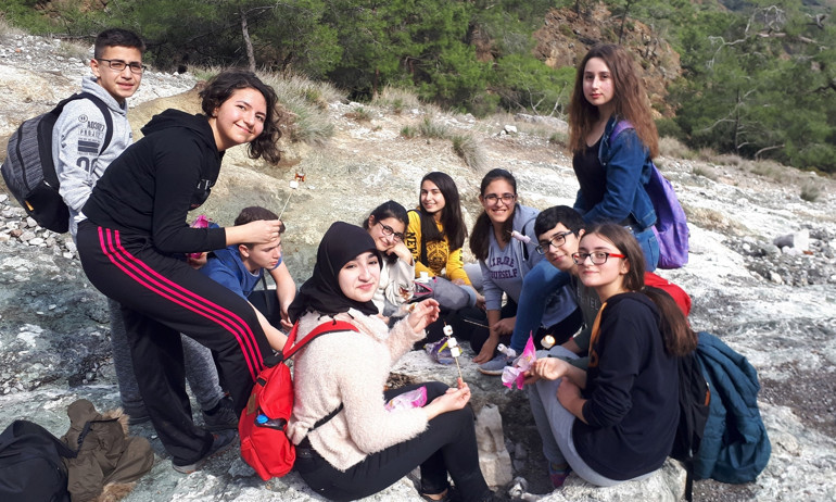 Doğada coğrafya dersi