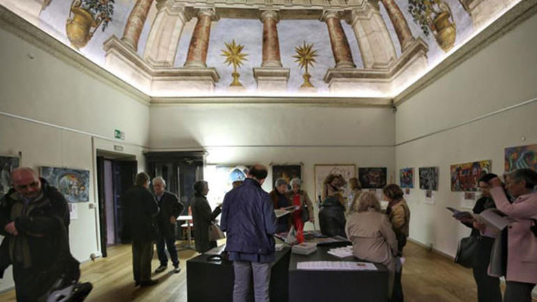 İstihbaratçı sanatçıdan Roma’da ‘Kelimenin Kalbi’ sergisi