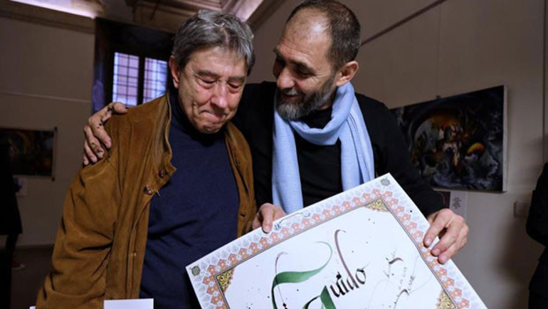 İstihbaratçı sanatçıdan Roma’da ‘Kelimenin Kalbi’ sergisi