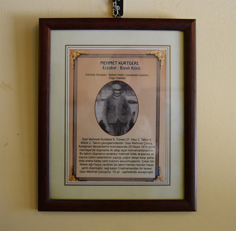 Çanakkale gazisi dedesinin anılarıyla yaşıyor