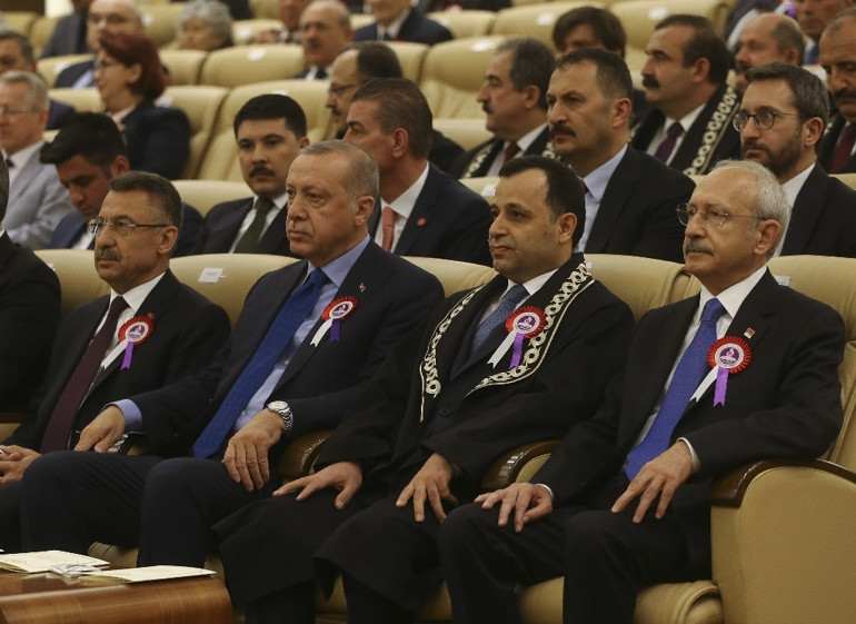 Anayasa Mahkemesi 57 yaşında... Devletin zirvesi törende buluştu