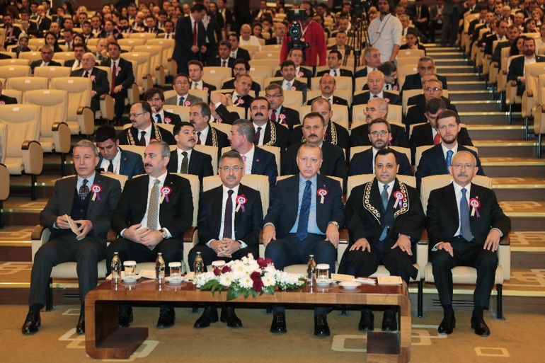 Anayasa Mahkemesi 57 yaşında... Devletin zirvesi törende buluştu