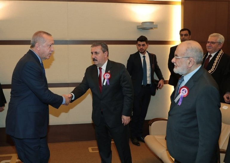 Anayasa Mahkemesi 57 yaşında... Devletin zirvesi törende buluştu