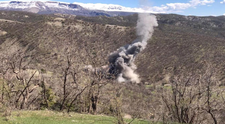 Şırnakta PKKya büyük şok Yerle bir edildi...