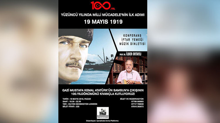 Prof. Ortaylı, Londra’da 19 Mayıs’ın önemini anlatacak