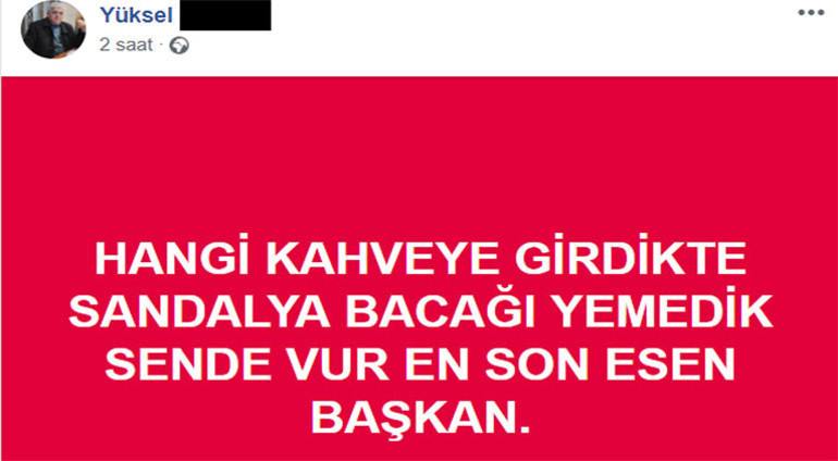 Alkollü sürücü, kamyonetini başkanlık makamının önüne park etti