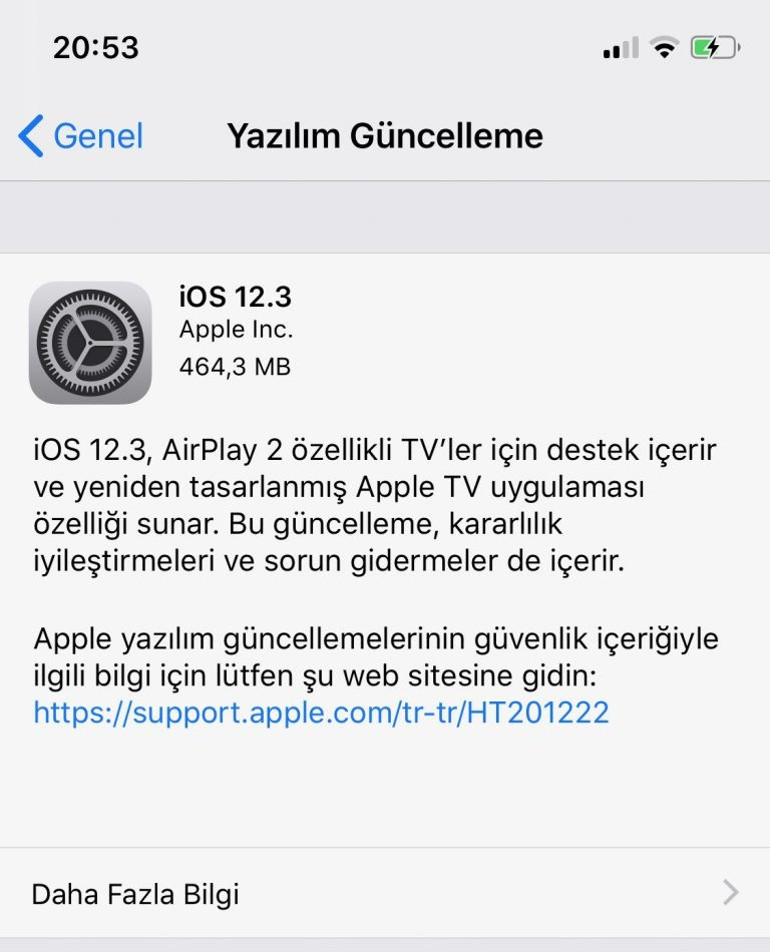 iOS 12.3 güncellemesi yayınlandı Bakın neler değişiyor