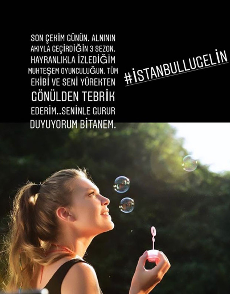 Seninle gurur duyuyorum bir tanem
