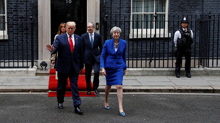 Son dakika... Trumptan İngilterede dikkat çeken açıklamalar