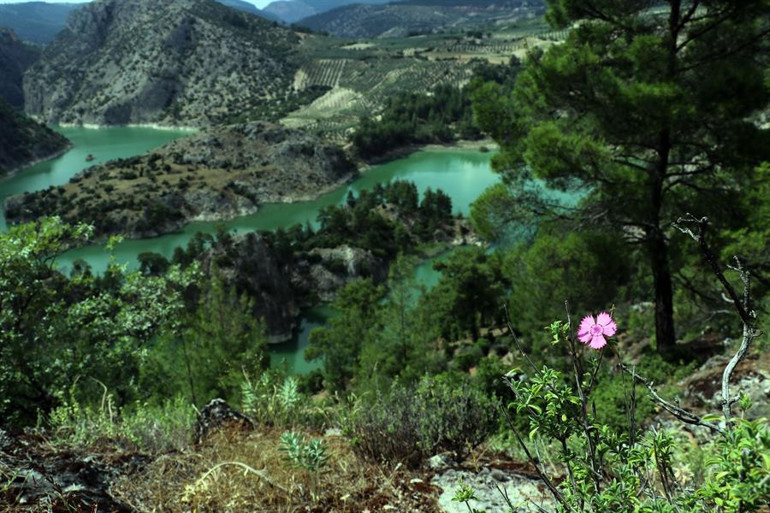 Üç ilin sınırındaki kanyon ziyaretçilerini büyülüyor