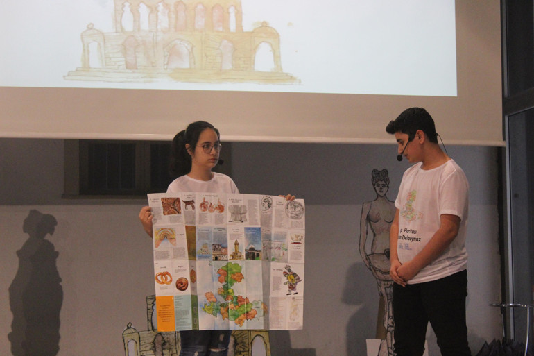 İstek Okulları öğrencilerinden anlamlı harita