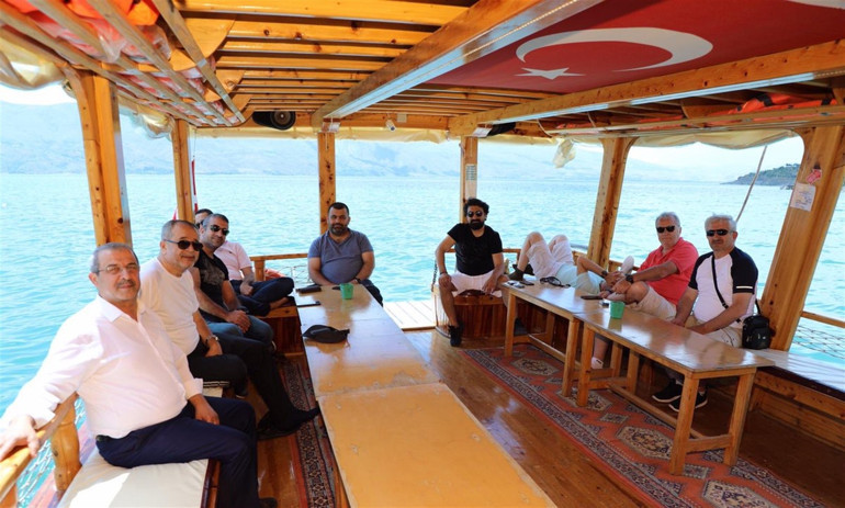 Su seviyesi düştü, Batık şehir ortaya çıktı