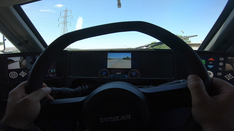 Türkiyenin elektrikli zırhlısı ilk kez araziye çıktı