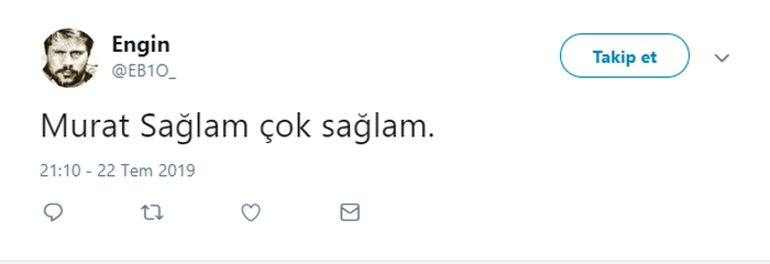 Murat Sağlam mest etti