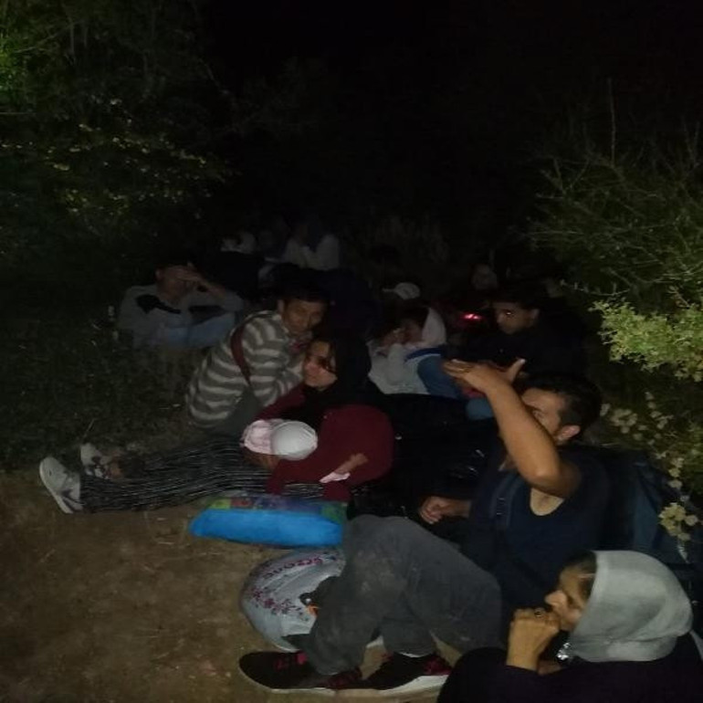 Gece yarısı termal kameralı drone ile yakalandılar