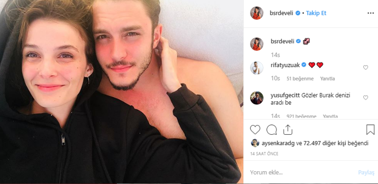 Büşra Develiden yeni sevgilisiyle ilk kare