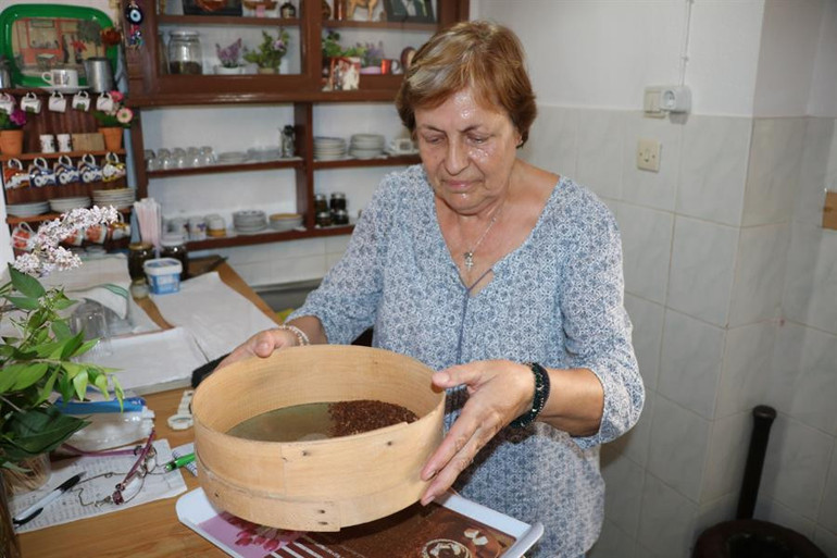 Gökçeadada Madamın dibek kahvesi lezzeti