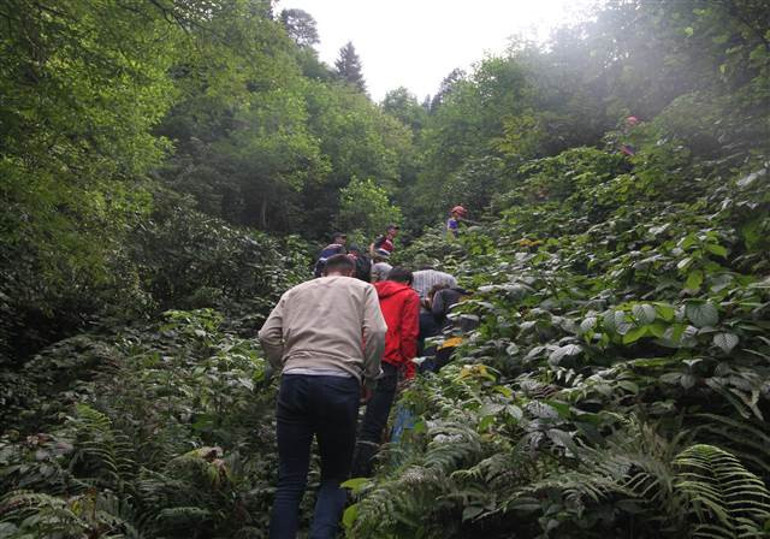 Rizede ekipler yaylada kaybolan 6 kişi için seferber oldu
